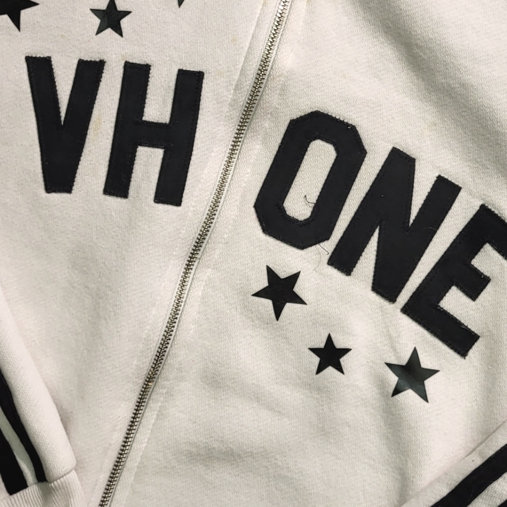 Roots Vintage White Vh-One Front Zip Hoodie S - Picture 3 of 6